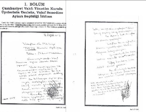 Alev Coşkun'un mektubu